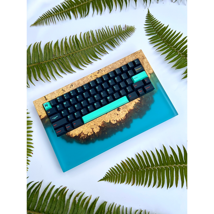 Burl and Epoxy Keyboard