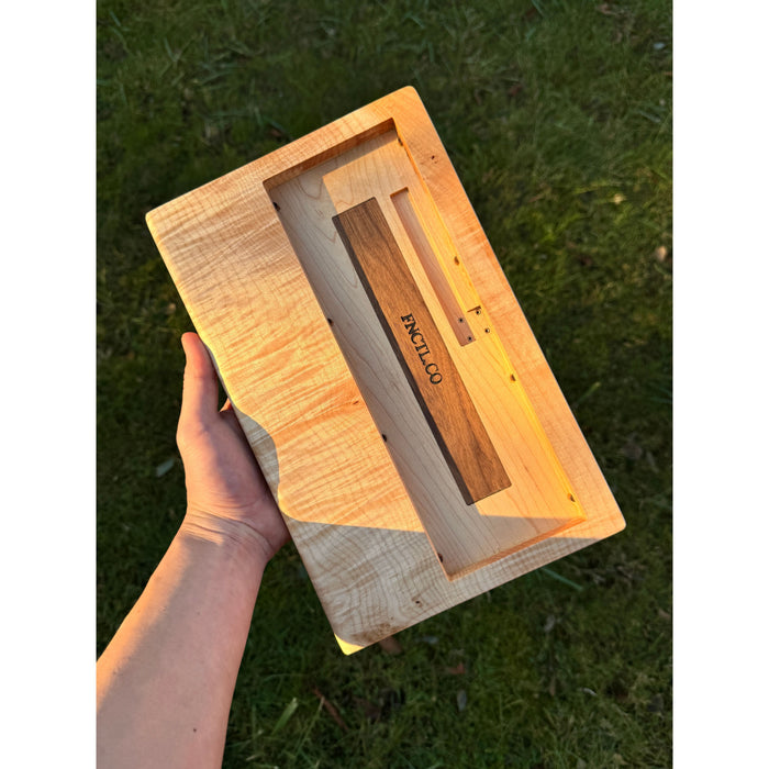 Quilted Maple Keyboard with Wrist Rest