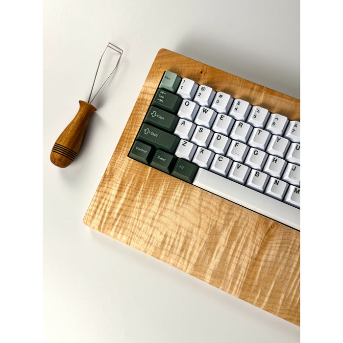 Quilted Maple Keyboard with Wrist Rest