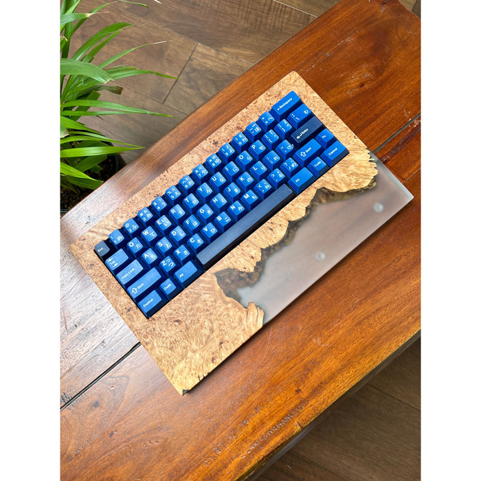 Burl and Epoxy Keyboard