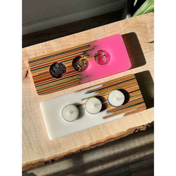 Broken Skateboards and Epoxy Holder Accessory