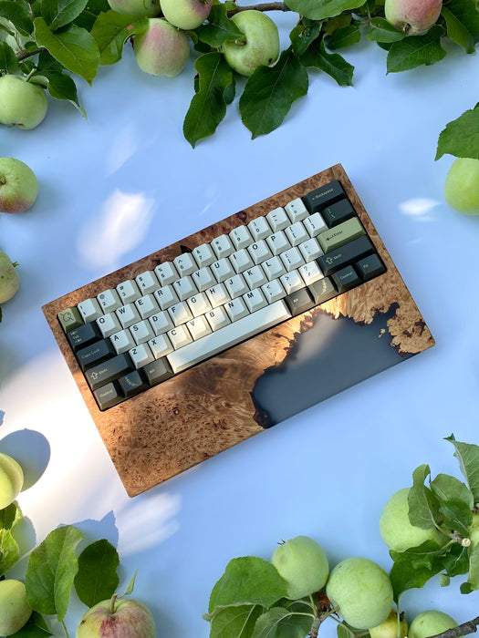 “Caldera” Wood & Resin Keyboard